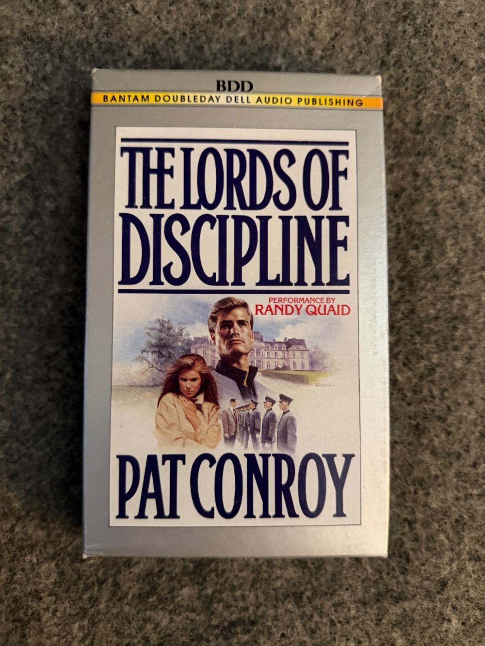 PAT CONROY 1989 The Lords of Discipline Audiobook on Cassette (Randy Quaid)